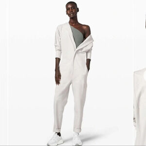 Elegant Gray Jumpsuit